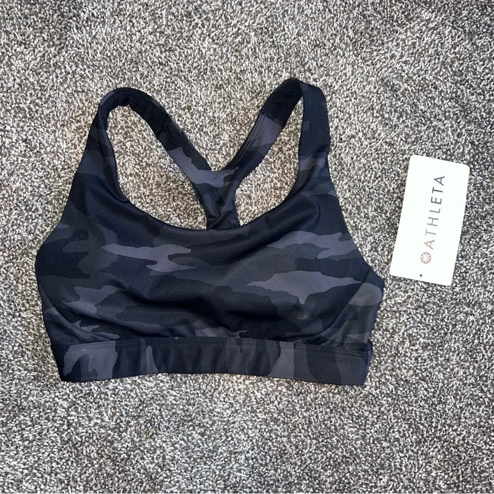 NWT Athleta Ultimate Printed Bra in Supersonic Size XS